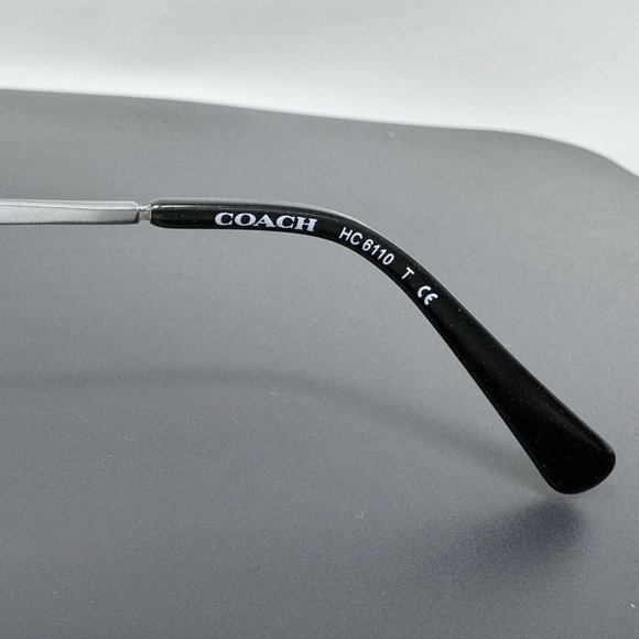 Coach Eyeglasses HC6110 5475 Black Amber Glitter Gradient, Size 52-16-140 - Picture 4 of 11